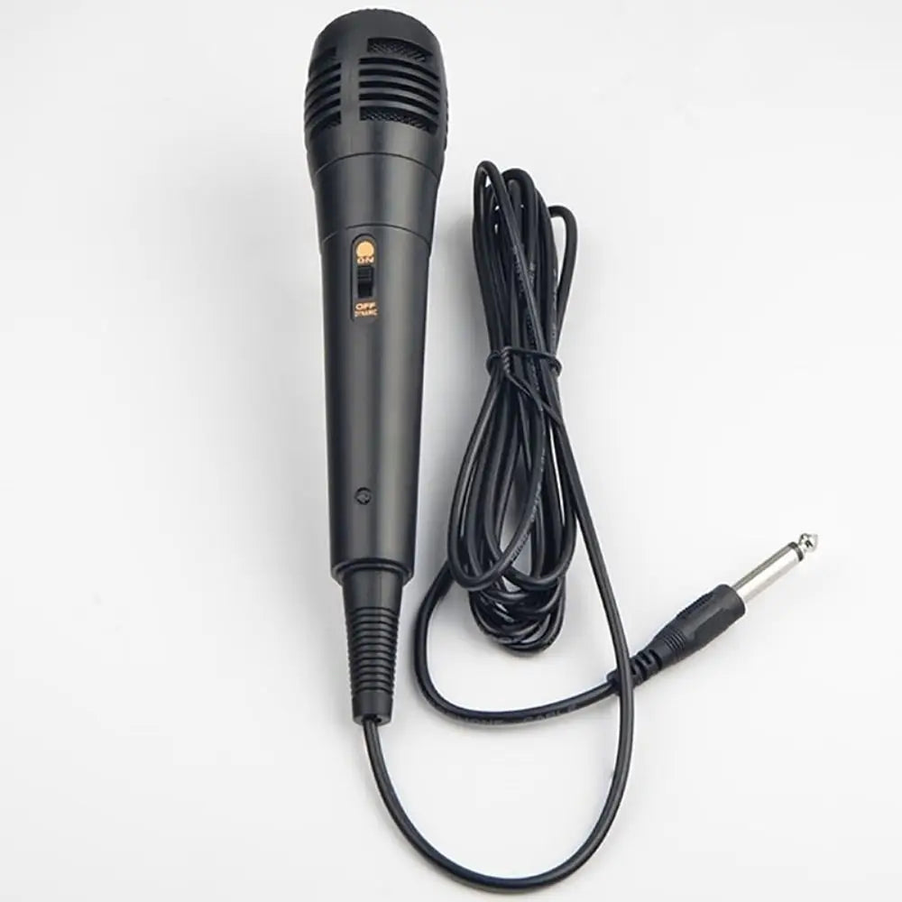 Microfone Dinâmico Profissional com Fio para Gravação de Karaoke